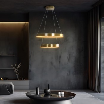 kelvo® VENOM KLV-101-0198 Κρεμαστό Φωτιστικό Οροφής LED 75W 7500lm 120° AC 220-240V IP20 Ρυθμιζόμενο Λευκό CCT με Χειριστήριο από 2700K έως 6000K Dimmable - Lumileds SMD Chip - Χρυσό Πλατίνα - Μ60 x Π60 x Υ40cm - 3 Χρόνια Εγγύηση kelvo® VENOM KLV-101-0198 Κρεμαστό Φωτιστικό Οροφής LED 75W 7500lm 120° AC 220-240V IP20 Ρυθμιζόμενο Λευκό CCT με Χειριστήριο από 2700K έως 6000K Dimmable - Lumileds SMD Chip - Χρυσό Πλατίνα - Μ60 x Π60 x Υ40cm - 3 Χρόνια Εγγύηση