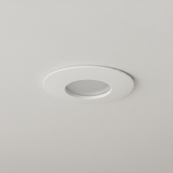 kelvo® KAPA KLV-101-0039 Χωνευτό Φωτιστικό Downlight Σποτ Μπάνιου για Λάμπα MR16 με Ντουί GU10 AC 220-240V Αδιάβροχο IP65 - Λευκό Ματ - Μ8.5 x Π8.5 x Υ4.2cm / Q7.5cm