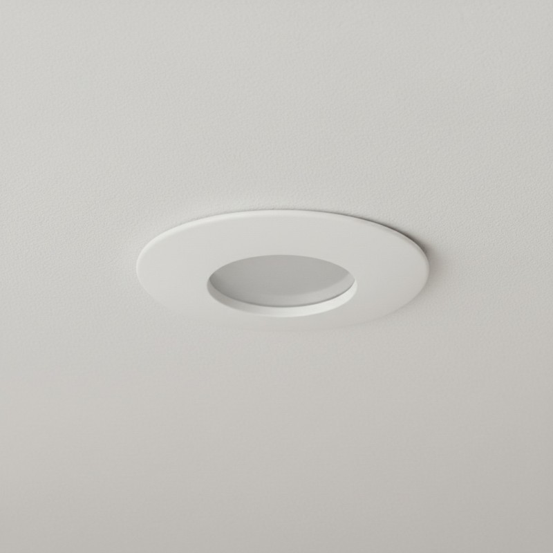 kelvo® KAPA KLV-101-0039 Χωνευτό Φωτιστικό Downlight Σποτ Μπάνιου για Λάμπα MR16 με Ντουί GU10 AC 220-240V Αδιάβροχο IP65 - Λευκό Ματ - Μ8.5 x Π8.5 x Υ4.2cm / Q7.5cm