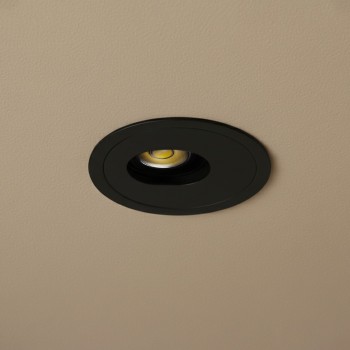 kelvo® ASYMMETRICAL KLV-101-0132 Χωνευτό Φωτιστικό Downlight Σποτ LED 7W 875lm 15°x30° AC 220-240V IP20 Φυσικό Λευκό 4500K - Bridgelux COB Chip & TÜV SÜD Driver - Μαύρο Ματ - Μ8.3 x Π8.3 x Υ8.2cm / Q7.3cm - 5 Χρόνια Εγγύηση