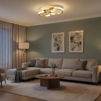 kelvo® DIAMOND KLV-101-0225 Φωτιστικό Οροφής LED 67W 6700lm 360° AC 220-240V IP20 Ρυθμιζόμενο Λευκό CCT με Χειριστήριο από 2700K έως 6000K Dimmable - Lumileds SMD Chip - Χρυσό Πλατίνα - Μ60 x Π40 x Υ14cm - 3 Χρόνια Εγγύηση kelvo® DIAMOND KLV-101-0225 Φωτιστικό Οροφής LED 67W 6700lm 360° AC 220-240V IP20 Ρυθμιζόμενο Λευκό CCT με Χειριστήριο από 2700K έως 6000K Dimmable - Lumileds SMD Chip - Χρυσό Πλατίνα - Μ60 x Π40 x Υ14cm - 3 Χρόνια Εγγύηση