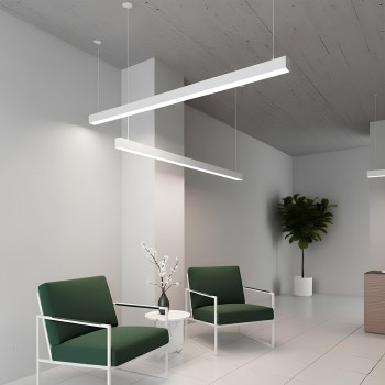 kelvo® ORION KLV-101-0363 Κρεμαστό Γραμμικό Φωτιστικό Οροφής LED 72W 7200lm 120° AC 220-240V IP20 Ρυθμιζόμενο Λευκό CCT με Χειριστήριο από 2700K έως 6000K Dimmable - Lumileds SMD Chip - Λευκό Ματ - Μ120 x Π5 x Υ7.5cm - 3 Χρόνια Εγγύηση kelvo® ORION KLV-101-0363 Κρεμαστό Γραμμικό Φωτιστικό Οροφής LED 72W 7200lm 120° AC 220-240V IP20 Ρυθμιζόμενο Λευκό CCT με Χειριστήριο από 2700K έως 6000K Dimmable - Lumileds SMD Chip - Λευκό Ματ - Μ120 x Π5 x Υ7.5cm - 3 Χρόνια Εγγύηση