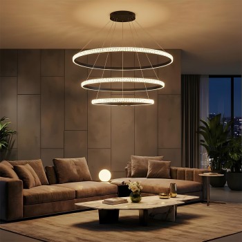 kelvo® DIAMOND KLV-101-0239 Κρεμαστό Φωτιστικό Οροφής LED 120W 12000lm 180° AC 220-240V IP20 Ρυθμιζόμενο Λευκό CCT με Χειριστήριο από 2700K έως 6000K Dimmable - Lumileds SMD Chip - Μαύρο Ματ - Μ80 x Π80 x Υ80cm - 3 Χρόνια Εγγύηση kelvo® DIAMOND KLV-101-0239 Κρεμαστό Φωτιστικό Οροφής LED 120W 12000lm 180° AC 220-240V IP20 Ρυθμιζόμενο Λευκό CCT με Χειριστήριο από 2700K έως 6000K Dimmable - Lumileds SMD Chip - Μαύρο Ματ - Μ80 x Π80 x Υ80cm - 3 Χρόνια Εγγύηση