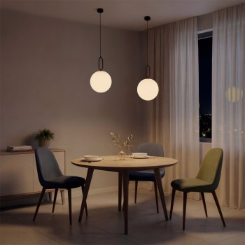 kelvo® BELLISSIMO KLV-101-0374 Κρεμαστό Φωτιστικό Οροφής για Λάμπα με Ντουί E27 AC 220-240V IP20 - Μαύρο Ματ & Λευκό - Μ30 x Π30 x Υ52cm kelvo® BELLISSIMO KLV-101-0374 Κρεμαστό Φωτιστικό Οροφής για Λάμπα με Ντουί E27 AC 220-240V IP20 - Μαύρο Ματ & Λευκό - Μ30 x Π30 x Υ52cm