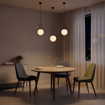 kelvo® BELLISSIMO KLV-101-0373 Κρεμαστό Φωτιστικό Οροφής για Λάμπα με Ντουί E27 AC 220-240V IP20 - Μαύρο Ματ & Λευκό - Μ20 x Π20 x Υ42cm kelvo® BELLISSIMO KLV-101-0373 Κρεμαστό Φωτιστικό Οροφής για Λάμπα με Ντουί E27 AC 220-240V IP20 - Μαύρο Ματ & Λευκό - Μ20 x Π20 x Υ42cm