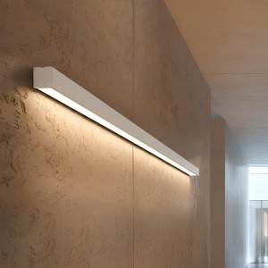 kelvo® ORION KLV-101-0363-V3 Γραμμικό Φωτιστικό Τοίχου / Απλίκα LED 72W 7200lm 120° AC 220-240V IP20 Ρυθμιζόμενο Λευκό CCT με Χειριστήριο από 2700K έως 6000K Dimmable - Lumileds SMD Chip - Λευκό Ματ - Μ120 x Π5 x Υ7.5cm - 3 Χρόνια Εγγύηση