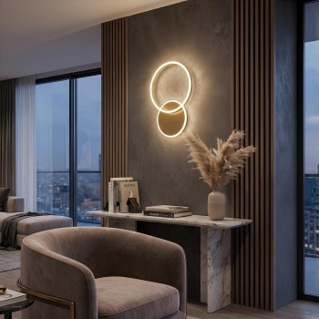 kelvo® VENOM KLV-101-0183-V2 Φωτιστικό Τοίχου / Απλίκα LED 45W 4500lm 360° AC 220-240V IP20 Ρυθμιζόμενο Λευκό CCT με Χειριστήριο από 2700K έως 6000K Dimmable - Lumileds SMD Chip - Χρυσό Πλατίνα - Μ60 x Π40 x Υ7.5cm - 3 Χρόνια Εγγύηση kelvo® VENOM KLV-101-0183-V2 Φωτιστικό Τοίχου / Απλίκα LED 45W 4500lm 360° AC 220-240V IP20 Ρυθμιζόμενο Λευκό CCT με Χειριστήριο από 2700K έως 6000K Dimmable - Lumileds SMD Chip - Χρυσό Πλατίνα - Μ60 x Π40 x Υ7.5cm - 3 Χρόνια Εγγύηση