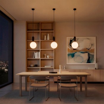 kelvo® ESTETICO KLV-101-0379 Κρεμαστό Φωτιστικό Οροφής για Λάμπα με Ντουί E27 AC 220-240V IP20 - Μαύρο Ματ & Λευκό - Μ20 x Π20 x Υ38cm kelvo® ESTETICO KLV-101-0379 Κρεμαστό Φωτιστικό Οροφής για Λάμπα με Ντουί E27 AC 220-240V IP20 - Μαύρο Ματ & Λευκό - Μ20 x Π20 x Υ38cm