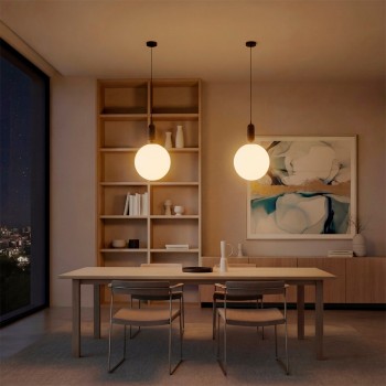 kelvo® ESTETICO KLV-101-0380 Κρεμαστό Φωτιστικό Οροφής για Λάμπα με Ντουί E27 AC 220-240V IP20 - Μαύρο Ματ & Λευκό - Μ30 x Π30 x Υ48cm kelvo® ESTETICO KLV-101-0380 Κρεμαστό Φωτιστικό Οροφής για Λάμπα με Ντουί E27 AC 220-240V IP20 - Μαύρο Ματ & Λευκό - Μ30 x Π30 x Υ48cm