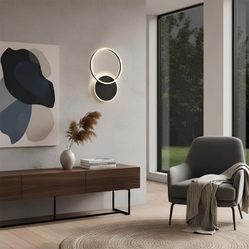 kelvo® VENOM KLV-101-0181-V2 Φωτιστικό Τοίχου / Απλίκα LED 45W 4500lm 360° AC 220-240V IP20 Ρυθμιζόμενο Λευκό CCT με Χειριστήριο από 2700K έως 6000K Dimmable - Lumileds SMD Chip - Μαύρο Ματ - Μ60 x Π40 x Υ7.5cm - 3 Χρόνια Εγγύηση kelvo® VENOM KLV-101-0181-V2 Φωτιστικό Τοίχου / Απλίκα LED 45W 4500lm 360° AC 220-240V IP20 Ρυθμιζόμενο Λευκό CCT με Χειριστήριο από 2700K έως 6000K Dimmable - Lumileds SMD Chip - Μαύρο Ματ - Μ60 x Π40 x Υ7.5cm - 3 Χρόνια Εγγύηση