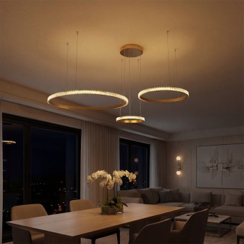 kelvo® DIAMOND KLV-101-0244 Κρεμαστό Φωτιστικό Οροφής LED 100W 10000lm 180° AC 220-240V IP20 Ρυθμιζόμενο Λευκό CCT με Χειριστήριο από 2700K έως 6000K Dimmable - Lumileds SMD Chip - Χρυσό Πλατίνα - Μ110 x Π110 x Υ60cm - 3 Χρόνια Εγγύηση kelvo® DIAMOND KLV-101-0244 Κρεμαστό Φωτιστικό Οροφής LED 100W 10000lm 180° AC 220-240V IP20 Ρυθμιζόμενο Λευκό CCT με Χειριστήριο από 2700K έως 6000K Dimmable - Lumileds SMD Chip - Χρυσό Πλατίνα - Μ110 x Π110 x Υ60cm - 3 Χρόνια Εγγύηση