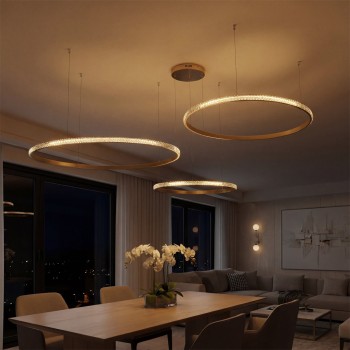 kelvo® DIAMOND KLV-101-0246 Κρεμαστό Φωτιστικό Οροφής LED 150W 15000lm 180° AC 220-240V IP20 Ρυθμιζόμενο Λευκό CCT με Χειριστήριο από 2700K έως 6000K Dimmable - Lumileds SMD Chip - Χρυσό Πλατίνα - Μ170 x Π170 x Υ60cm - 3 Χρόνια Εγγύηση kelvo® DIAMOND KLV-101-0246 Κρεμαστό Φωτιστικό Οροφής LED 150W 15000lm 180° AC 220-240V IP20 Ρυθμιζόμενο Λευκό CCT με Χειριστήριο από 2700K έως 6000K Dimmable - Lumileds SMD Chip - Χρυσό Πλατίνα - Μ170 x Π170 x Υ60cm - 3 Χρόνια Εγγύηση