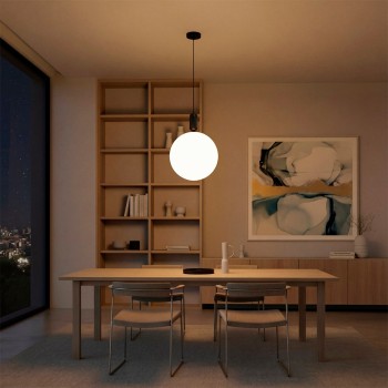 kelvo® ESTETICO KLV-101-0381 Κρεμαστό Φωτιστικό Οροφής για Λάμπα με Ντουί E27 AC 220-240V IP20 - Μαύρο Ματ & Λευκό - Μ40 x Π40 x Υ58cm kelvo® ESTETICO KLV-101-0381 Κρεμαστό Φωτιστικό Οροφής για Λάμπα με Ντουί E27 AC 220-240V IP20 - Μαύρο Ματ & Λευκό - Μ40 x Π40 x Υ58cm