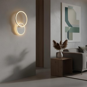 kelvo® VENOM KLV-101-0182-V2 Φωτιστικό Τοίχου / Απλίκα LED 45W 4500lm 360° AC 220-240V IP20 Ρυθμιζόμενο Λευκό CCT με Χειριστήριο από 2700K έως 6000K Dimmable - Lumileds SMD Chip - Λευκό Ματ - Μ60 x Π40 x Υ7.5cm - 3 Χρόνια Εγγύηση