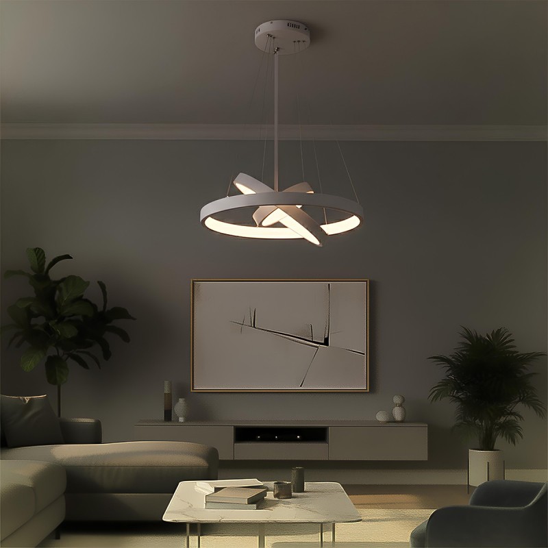 kelvo® NEMESIS KLV-101-0218-V2 Κρεμαστό Φωτιστικό Οροφής LED 100W 10000lm 180° AC 220-240V IP20 Ρυθμιζόμενο Λευκό CCT με Χειριστήριο από 2700K έως 6000K Dimmable - Lumileds SMD Chip - Λευκό Ματ - Μ60 x Π60 x Υ60cm - 3 Χρόνια Εγγύηση kelvo® NEMESIS KLV-101-0218-V2 Κρεμαστό Φωτιστικό Οροφής LED 100W 10000lm 180° AC 220-240V IP20 Ρυθμιζόμενο Λευκό CCT με Χειριστήριο από 2700K έως 6000K Dimmable - Lumileds SMD Chip - Λευκό Ματ - Μ60 x Π60 x Υ60cm - 3 Χρόνια Εγγύηση