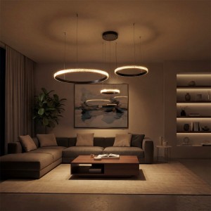 kelvo® DIAMOND KLV-101-0243 Κρεμαστό Φωτιστικό Οροφής LED 100W 10000lm 180° AC 220-240V IP20 Ρυθμιζόμενο Λευκό CCT με Χειριστήριο από 2700K έως 6000K Dimmable - Lumileds SMD Chip - Μαύρο Ματ - Μ110 x Π110 x Υ60cm - 3 Χρόνια Εγγύηση