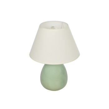 GLOBOSTAR® CESTA 204-0182 Μοντέρνο Επιτραπέζιο Φωτιστικό Πορτατίφ με Ντουί 1 x E27 AC 220-240V IP20 - Λαδί & Μπεζ - Μ22 x Π22 x Υ30cm