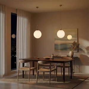 kelvo® BELLISSIMO KLV-101-0377 Κρεμαστό Φωτιστικό Οροφής για Λάμπα με Ντουί E27 AC 220-240V IP20 - Χρυσό Βούρτσας Πλατίνα & Λευκό - Μ30 x Π30 x Υ52cm