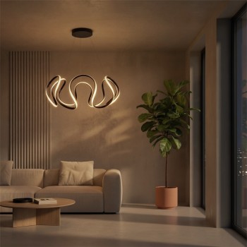 kelvo® TARANTULA KLV-101-0269 Κρεμαστό Φωτιστικό Οροφής LED 120W 12000lm 360° AC 220-240V IP20 Ρυθμιζόμενο Λευκό CCT με Χειριστήριο από 2700K έως 6000K Dimmable - Lumileds SMD Chip - Μαύρο Ματ - Μ78 x Π78 x Υ31.5cm - 3 Χρόνια Εγγύηση kelvo® TARANTULA KLV-101-0269 Κρεμαστό Φωτιστικό Οροφής LED 120W 12000lm 360° AC 220-240V IP20 Ρυθμιζόμενο Λευκό CCT με Χειριστήριο από 2700K έως 6000K Dimmable - Lumileds SMD Chip - Μαύρο Ματ - Μ78 x Π78 x Υ31.5cm - 3 Χρόνια Εγγύηση