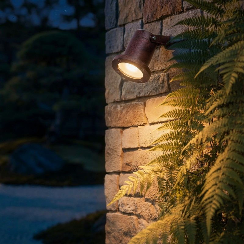 kelvo® GARDELINI KLV-101-0004-V2 Φωτιστικό Σποτ Τοίχου με Βάση για Λάμπα MR16 με Ντουί GU10 AC 220-240V Αδιάβροχο IP65 - Μπρονζέ Εφέ Σκουριάς Ματ - Μ10 x Π10 x Υ30cm kelvo® GARDELINI KLV-101-0004-V2 Φωτιστικό Σποτ Τοίχου με Βάση για Λάμπα MR16 με Ντουί GU10 AC 220-240V Αδιάβροχο IP65 - Μπρονζέ Εφέ Σκουριάς Ματ - Μ10 x Π10 x Υ30cm