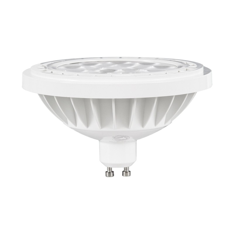 GLOBOSTAR® SPOTAR 60131 Σποτ GU10 AR111 LED 12W 1128lm 36° AC 220-240V IP20 Θερμό Λευκό 2700K Dimmable - Μ11 x Π11 x Υ6.6cm - 3 Χρόνια Εγγύηση