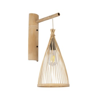 GLOBOSTAR® ARIDA 01970 Boho Φωτιστικό Τοίχου - Απλίκα με Ντουί 1 x E27 AC 220-240V IP20 - Μπεζ - Μ21 x Π30 x Υ55cm GLOBOSTAR® ARIDA 01970 Boho Φωτιστικό Τοίχου - Απλίκα με Ντουί 1 x E27 AC 220-240V IP20 - Μπεζ - Μ21 x Π30 x Υ55cm