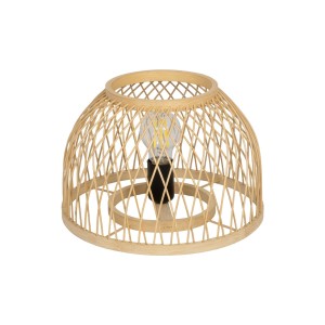 GLOBOSTAR® NOMAD 01998 Boho Επιτραπέζιο Φωτιστικό Πορτατίφ με Ντουί 1 x E27 AC 220-240V IP20 - Μπεζ - Μ30 x Π30 x Υ30cm