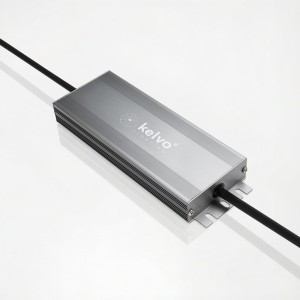 kelvo® SELAS KLV-107-0034 Τροφοδοτικό/Μετασχηματιστής Class I PELV 150W 6.25A AC 220-240V σε DC 24V Αδιάβροχο IP67 - Γκρι Ανθρακί Ματ - Μ18.9 x Π6.5 x Υ2.2cm - 5 Χρόνια Εγγύηση