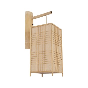 GLOBOSTAR® KOMO 01976 Boho Φωτιστικό Τοίχου - Απλίκα με Ντουί 1 x E27 AC 220-240V IP20 - Μπεζ - Μ20 x Π30 x Υ60cm GLOBOSTAR® KOMO 01976 Boho Φωτιστικό Τοίχου - Απλίκα με Ντουί 1 x E27 AC 220-240V IP20 - Μπεζ - Μ20 x Π30 x Υ60cm