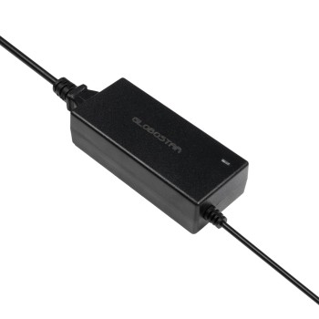 GLOBOSTAR® VOLTIX GLB-107-0003 Τροφοδοτικό/Μετασχηματιστής Class II SELV 60W 5A AC 220-240V σε DC 12V IP20 - Μαύρο Ματ - Μ11.5 x Π5 x Υ3.2cm - 3 Χρόνια Εγγύηση