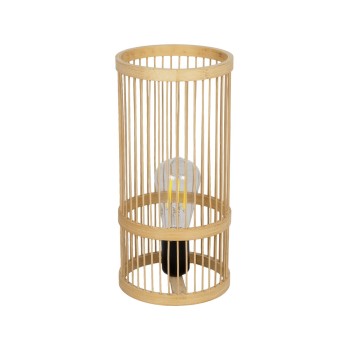 GLOBOSTAR® NOMAD 01999 Boho Επιτραπέζιο Φωτιστικό Πορτατίφ με Ντουί 1 x E27 AC 220-240V IP20 - Μπεζ - Μ16 x Π16 x Υ33cm