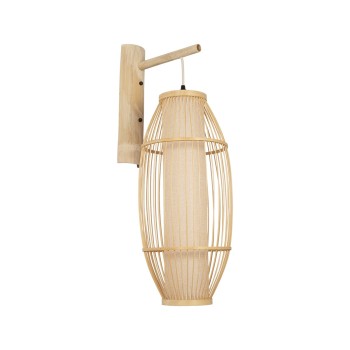 GLOBOSTAR® TULUM 01973 Boho Φωτιστικό Τοίχου - Απλίκα με Ντουί 1 x E27 AC 220-240V IP20 - Μπεζ - Μ25 x Π33 x Υ73cm GLOBOSTAR® TULUM 01973 Boho Φωτιστικό Τοίχου - Απλίκα με Ντουί 1 x E27 AC 220-240V IP20 - Μπεζ - Μ25 x Π33 x Υ73cm