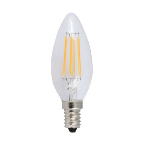 E14 CANDLE 4W 2700K 230V AC 390LM LED COG