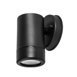 ONE BEAM BLACK PP WALL LIGHT GU10Max.3W LED IP44 87x60x120mm