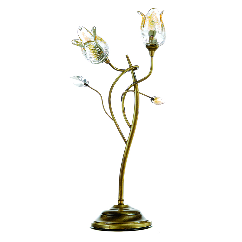 InLight Επιτραπέζιο φωτιστικό από οξυντέ μέταλλο κρύσταλλα και μελί γυαλί 2XG9 D:45cm (3324-Οξυντέ) InLight Επιτραπέζιο φωτιστικό από οξυντέ μέταλλο κρύσταλλα και μελί γυαλί 2XG9 D:45cm (3324-Οξυντέ)