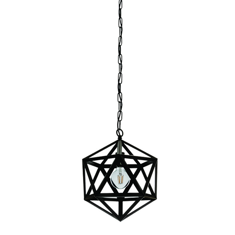 InLight Κρεμαστό φωτιστικό από μαύρο μέταλλο 1XE27 D:30cm (4418-BL) InLight Κρεμαστό φωτιστικό από μαύρο μέταλλο 1XE27 D:30cm (4418-BL)