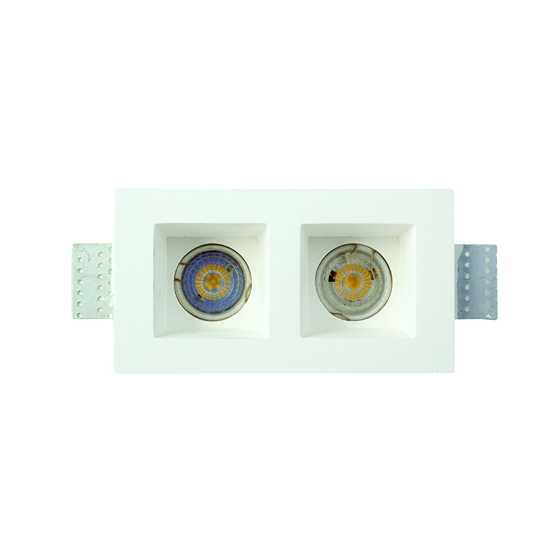 InLight Χωνευτό σποτ λευκό από γύψο 2XGU10 IP44 D:21,5cm (Χ0007) InLight Χωνευτό σποτ λευκό από γύψο 2XGU10 IP44 D:21,5cm (Χ0007)