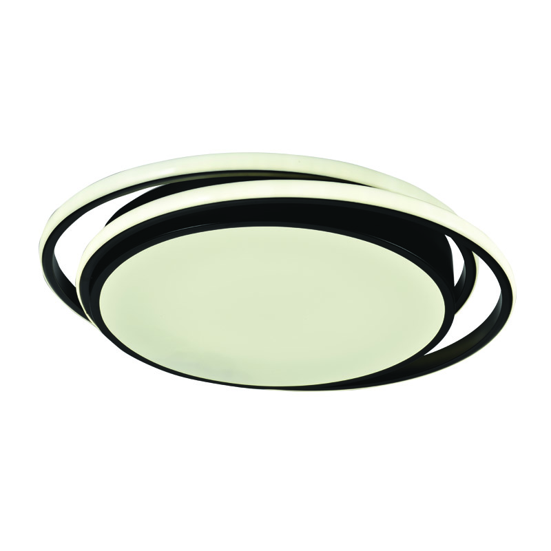 InLight Πλαφονιέρα οροφής LED 60W 3CCT από αλουμίνιο σε μαύρη απόχρωση D:43cm (42172-Μαύρο) InLight Πλαφονιέρα οροφής LED 60W 3CCT από αλουμίνιο σε μαύρη απόχρωση D:43cm (42172-Μαύρο)