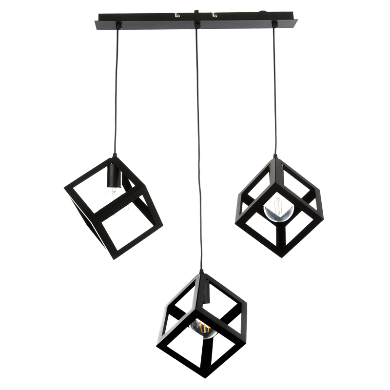 InLight Κρεμαστό φωτιστικό από μαύρο μέταλλο 3XE27 D:60cm (4400-3-BL-ΡΑΓΑ) InLight Κρεμαστό φωτιστικό από μαύρο μέταλλο 3XE27 D:60cm (4400-3-BL-ΡΑΓΑ)