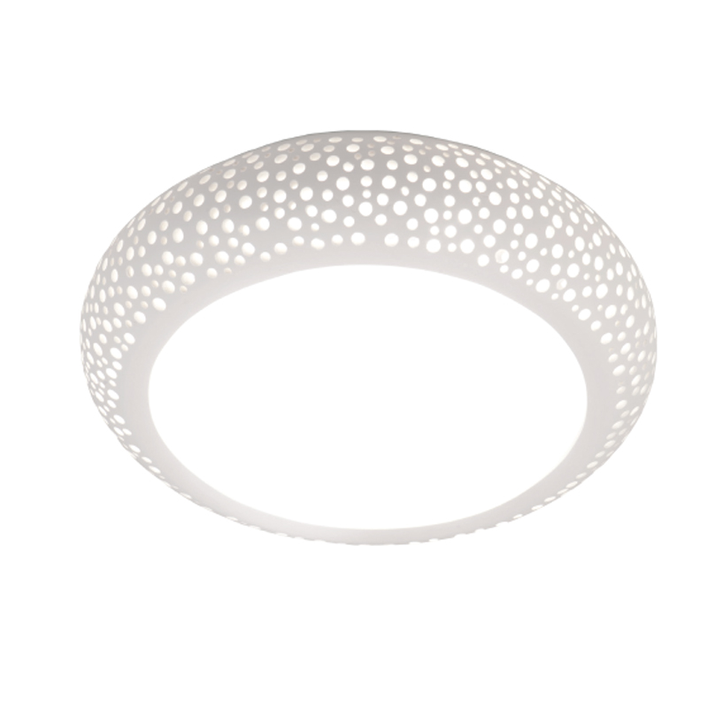 InLight Πλαφονιέρα οροφής λευκή από γύψο 4XE27 D:50cm (42155-Α) InLight Πλαφονιέρα οροφής λευκή από γύψο 4XE27 D:50cm (42155-Α)