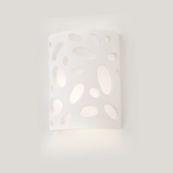 InLight Επιτοίχιο φωτιστικό λευκό από γύψο 1XE14 D:18cm (43343) InLight Επιτοίχιο φωτιστικό λευκό από γύψο 1XE14 D:18cm (43343)