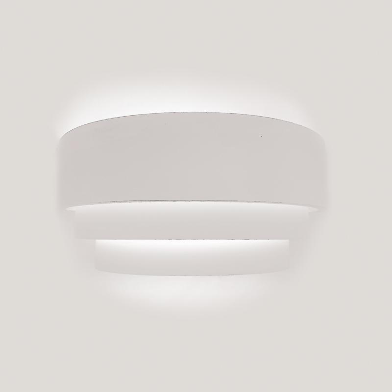 InLight Επιτοίχιο φωτιστικό λευκό από γύψο 1XE14 D:29cm (43388) InLight Επιτοίχιο φωτιστικό λευκό από γύψο 1XE14 D:29cm (43388)