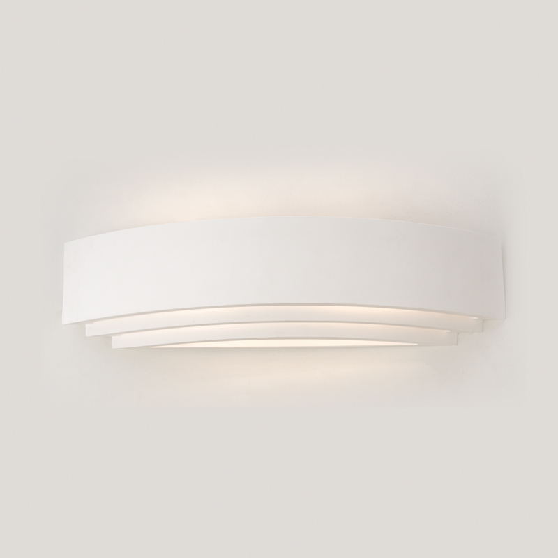 InLight Επιτοίχιο φωτιστικό λευκό από γύψο 2XE24 D:52cm (43389) InLight Επιτοίχιο φωτιστικό λευκό από γύψο 2XE24 D:52cm (43389)