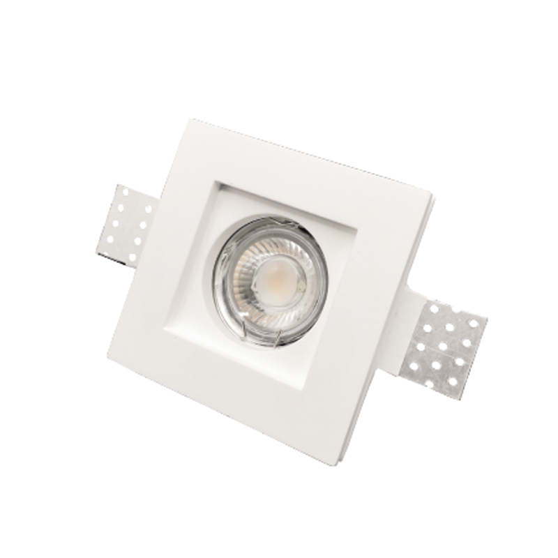 InLight Χωνευτό σποτ λευκό από γύψο 1XGU10 D:10cm (Χ0005) InLight Χωνευτό σποτ λευκό από γύψο 1XGU10 D:10cm (Χ0005)
