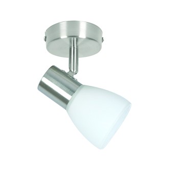 InLight Επιτοίχιο σποτ από μέταλλο σε νίκελ ματ απόχρωση 1XE14 D:8cm (9064-1Φ-Νίκελ Ματ) InLight Επιτοίχιο σποτ από μέταλλο σε νίκελ ματ απόχρωση 1XE14 D:8cm (9064-1Φ-Νίκελ Ματ)