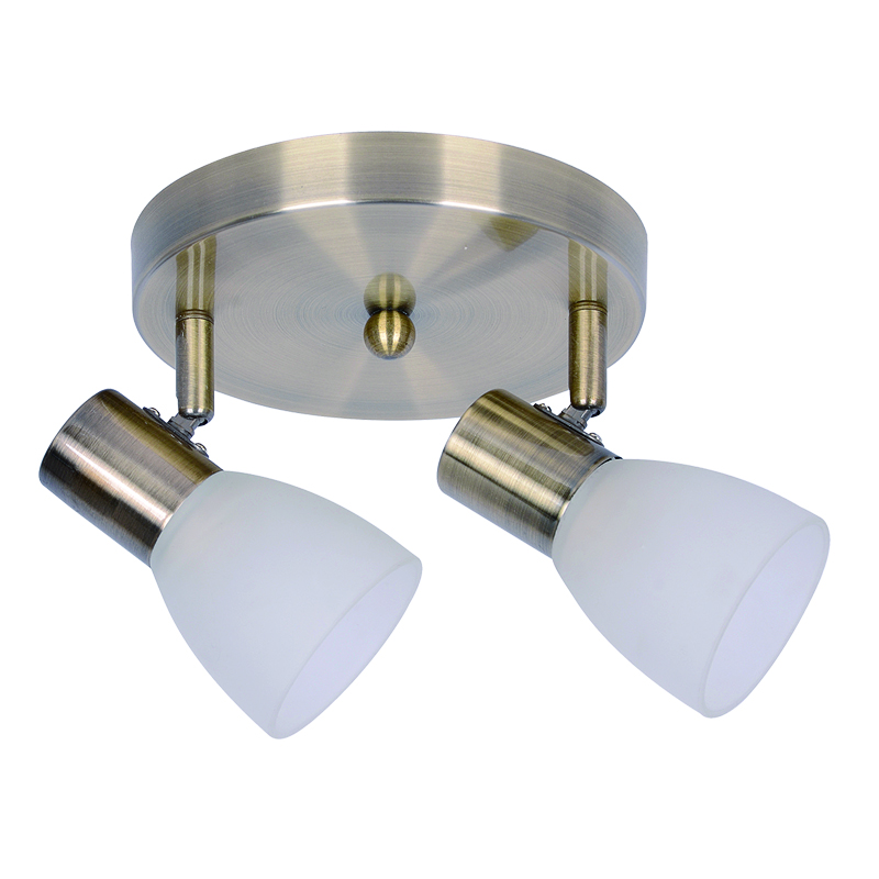 InLight Επιτοίχιο σποτ από μέταλλο σε οξυντέ απόχρωση 2XE14 D:20cm (9064-2Φ-Οξυντέ) InLight Επιτοίχιο σποτ από μέταλλο σε οξυντέ απόχρωση 2XE14 D:20cm (9064-2Φ-Οξυντέ)