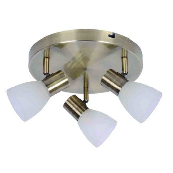 InLight Επιτοίχιο σποτ από μέταλλο σε οξυντέ απόχρωση 3XE14 D:25cm (9064-3Φ-Οξυντέ) InLight Επιτοίχιο σποτ από μέταλλο σε οξυντέ απόχρωση 3XE14 D:25cm (9064-3Φ-Οξυντέ)