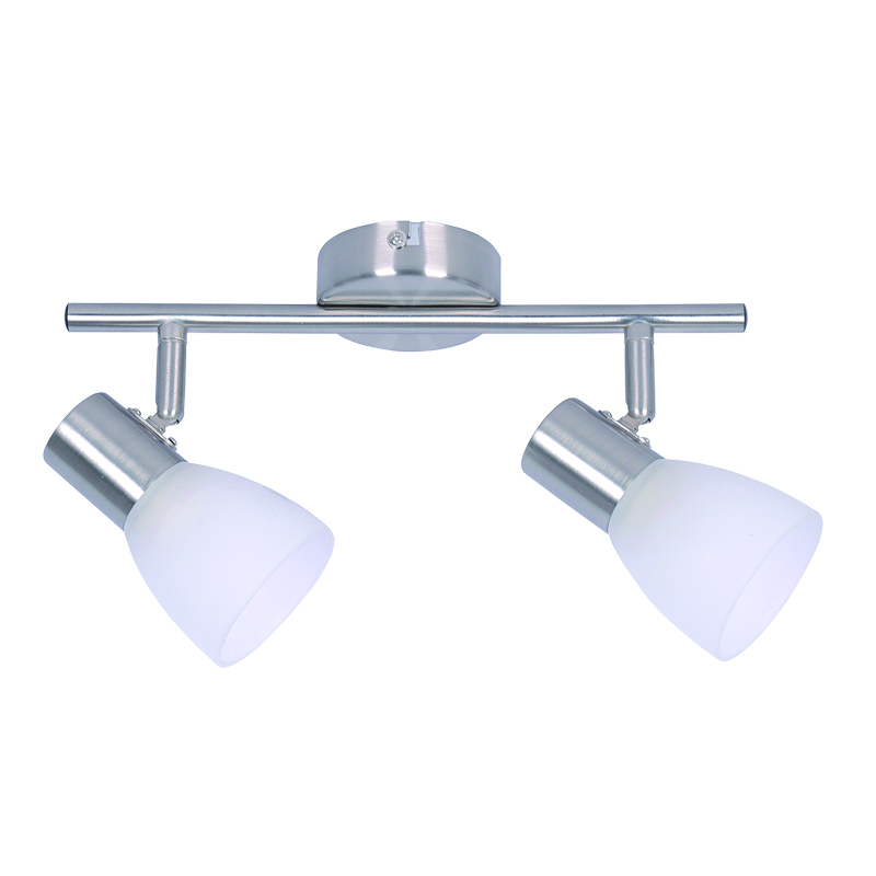 InLight Επιτοίχιο σποτ από μέταλλο σε νίκελ ματ απόχρωση 2XE14 D:30cm (9065-2Φ-Νίκελ Ματ) InLight Επιτοίχιο σποτ από μέταλλο σε νίκελ ματ απόχρωση 2XE14 D:30cm (9065-2Φ-Νίκελ Ματ)