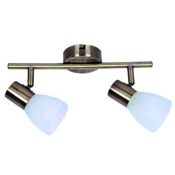 InLight Επιτοίχιο σποτ από μέταλλο σε οξυντέ απόχρωση 2XE14 D:30cm (9065-2Φ-Οξυντέ) InLight Επιτοίχιο σποτ από μέταλλο σε οξυντέ απόχρωση 2XE14 D:30cm (9065-2Φ-Οξυντέ)