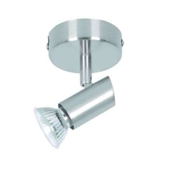 InLight Επιτοίχιο σποτ από μέταλλο σε νίκελ ματ απόχρωση 1XGU10 D:8cm (9075-1Φ-Νίκελ Ματ) InLight Επιτοίχιο σποτ από μέταλλο σε νίκελ ματ απόχρωση 1XGU10 D:8cm (9075-1Φ-Νίκελ Ματ)